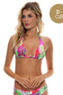 Luli Fama Fierce Soul Triangle Halter Top